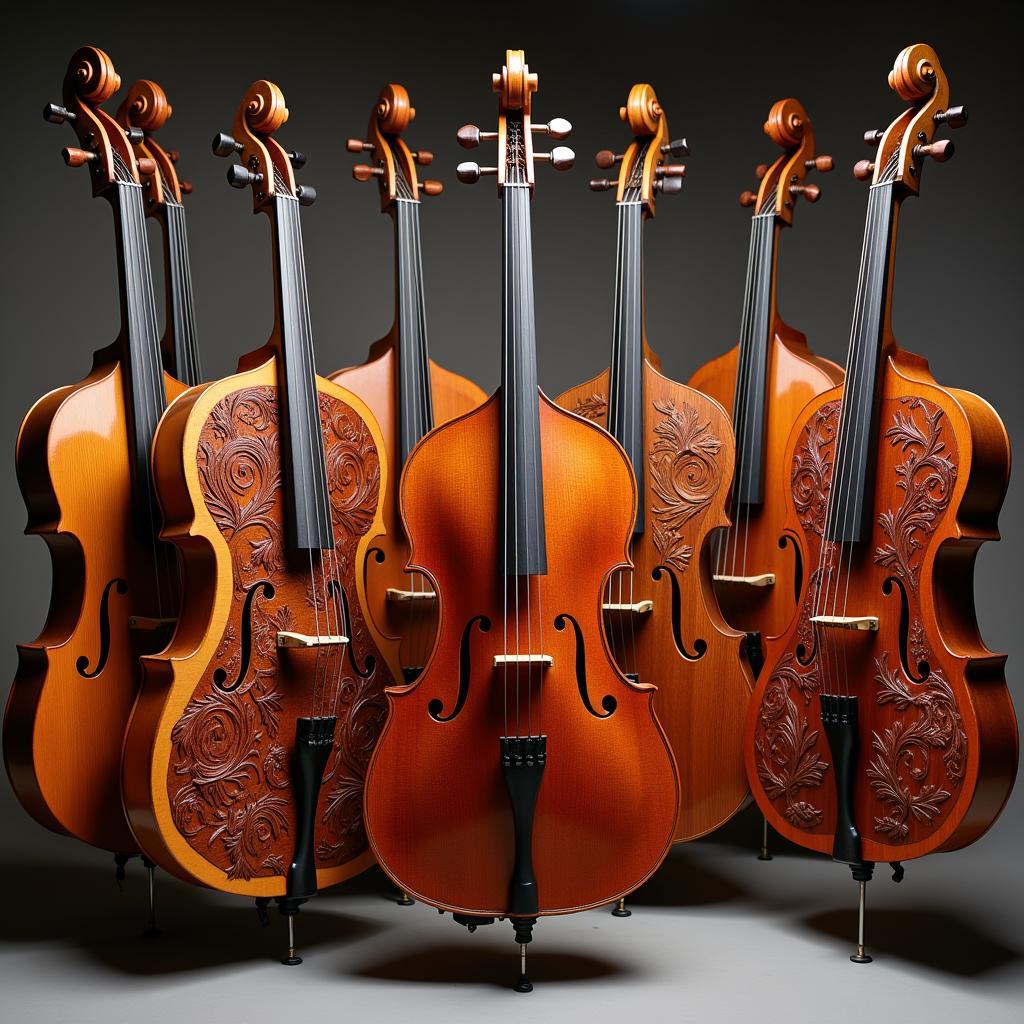 Custom Carved Electric Cello Overview