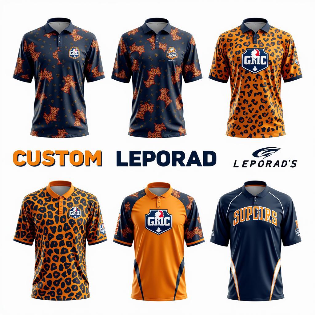 Custom College Football Leporad Design Options