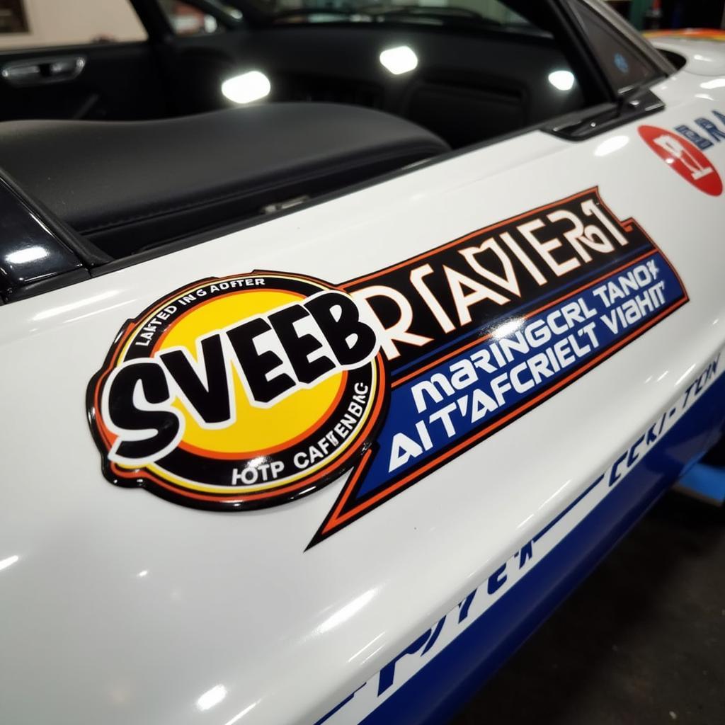 Custom Automotive Sponsor Decals