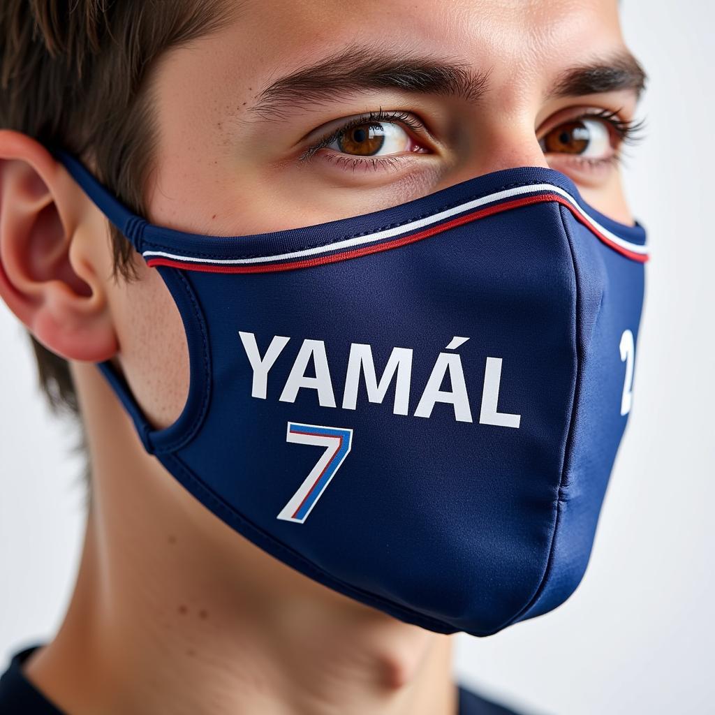 Custom F7 Facemask for a Yamal Fan