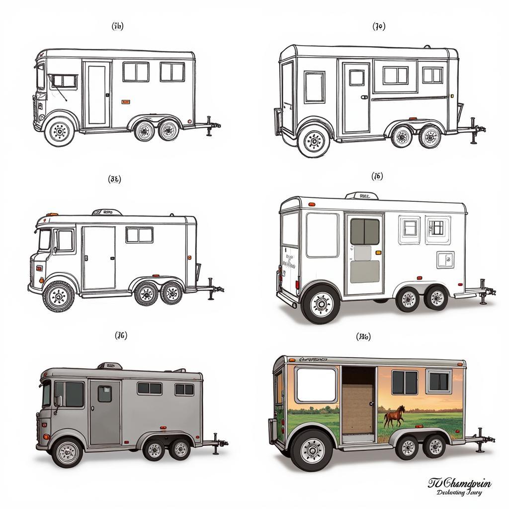 Designing Custom Horse Trailer Graphics