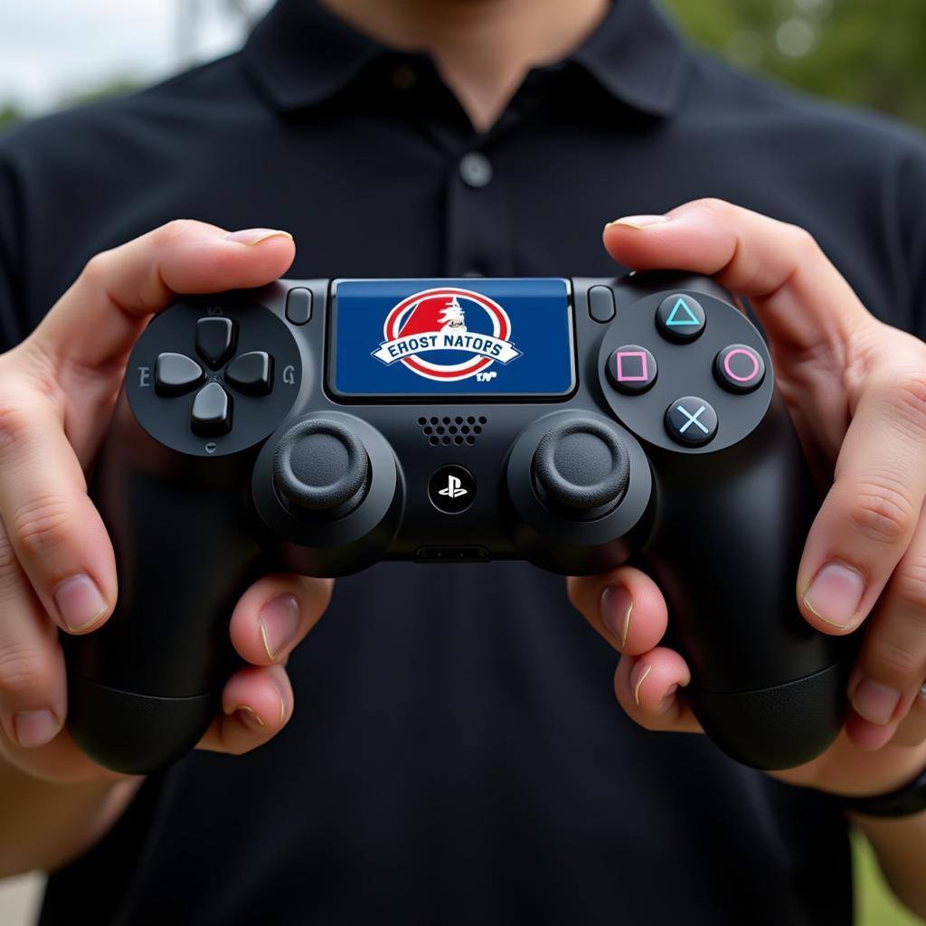 Custom PS4 Controller with Sports Team Picture