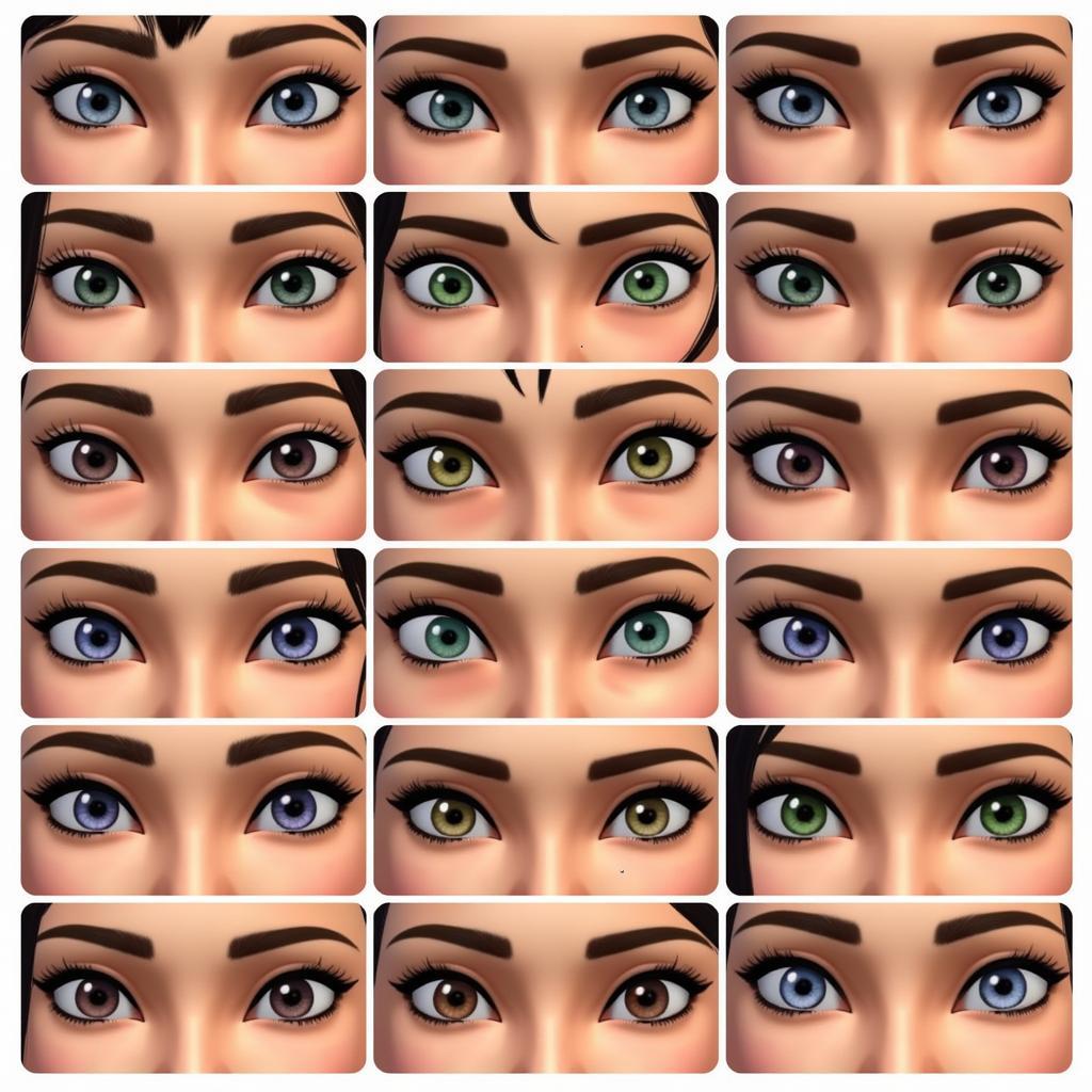 Custom Sims 3 Default Eyes