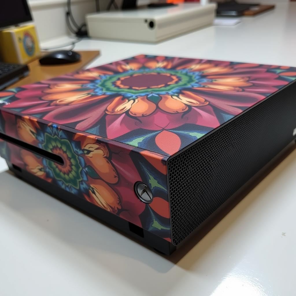 A custom Xbox One X skin featuring Lamine Yamal