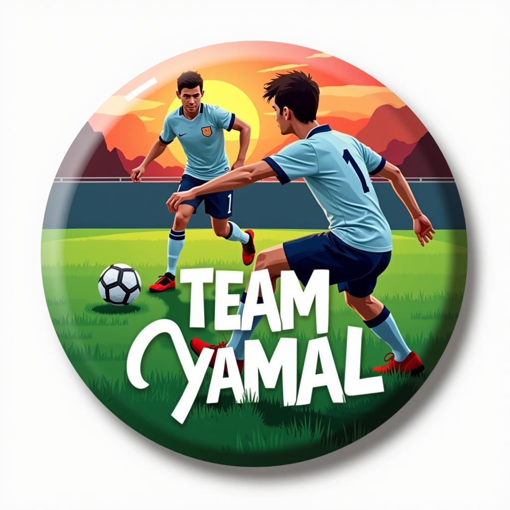 Custom Yamal Sports Button