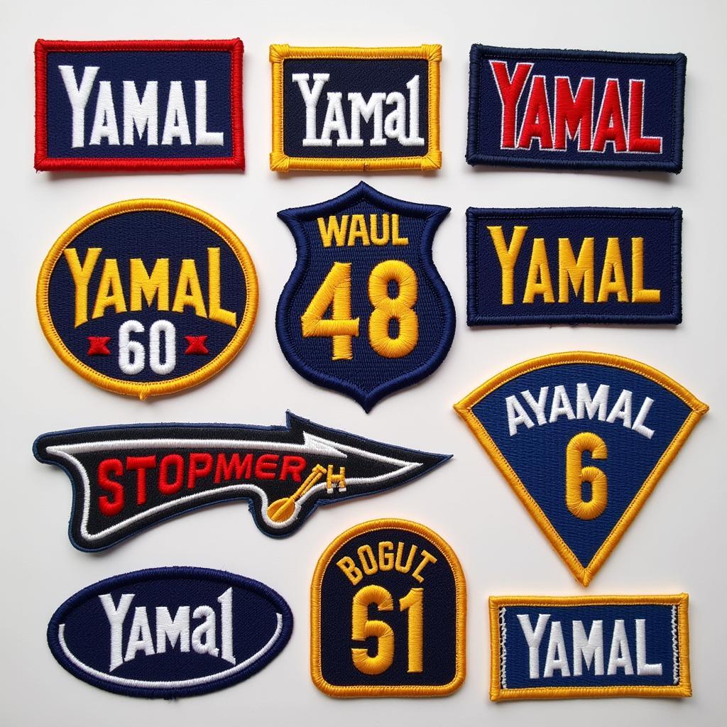 Custom Yamal Vintage Name Patches