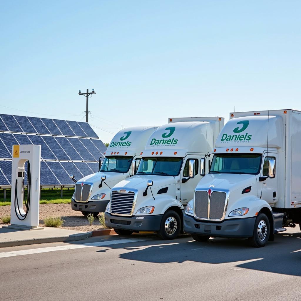 Daniels Trucking's Electric Fleet