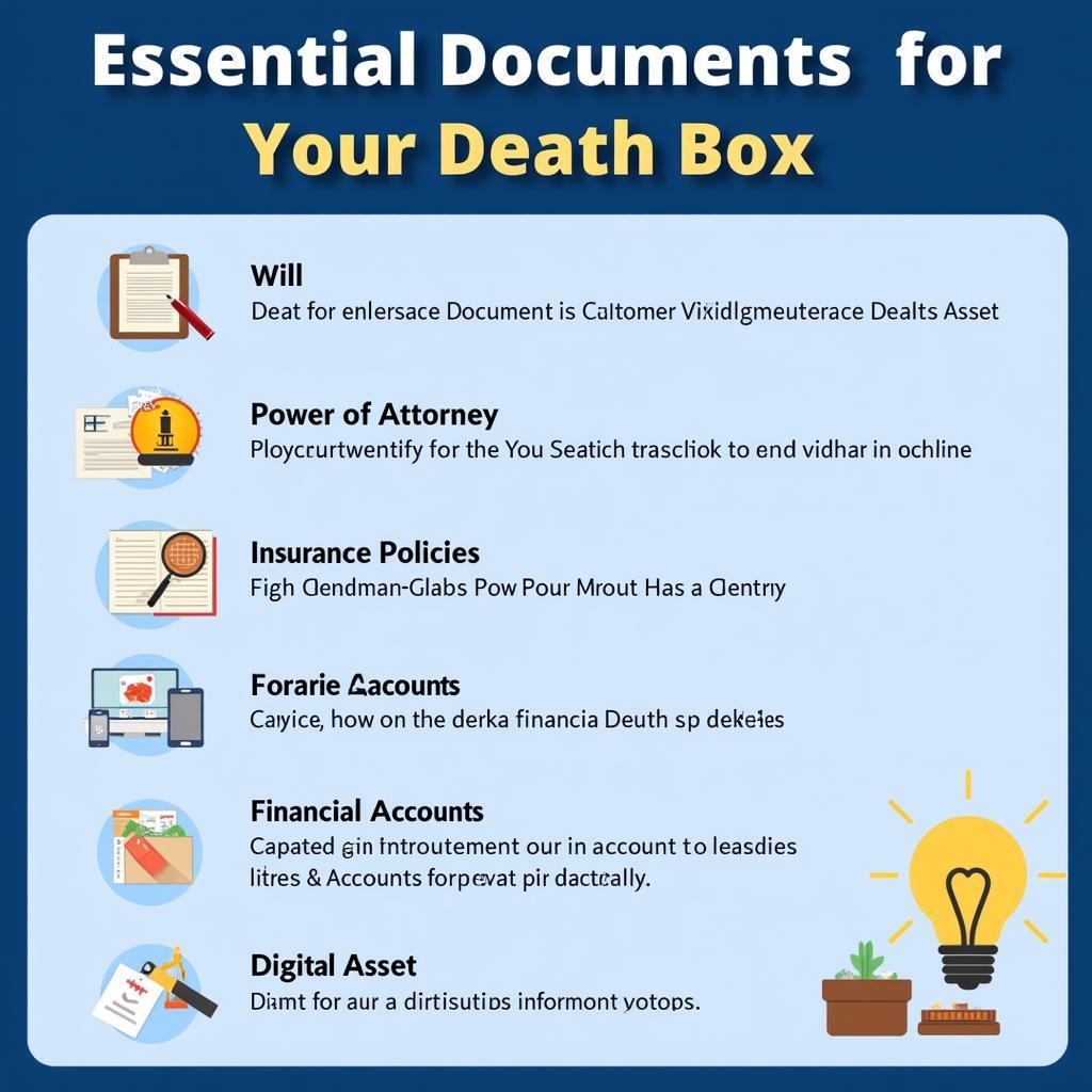 Essential Documents for Your Death Box