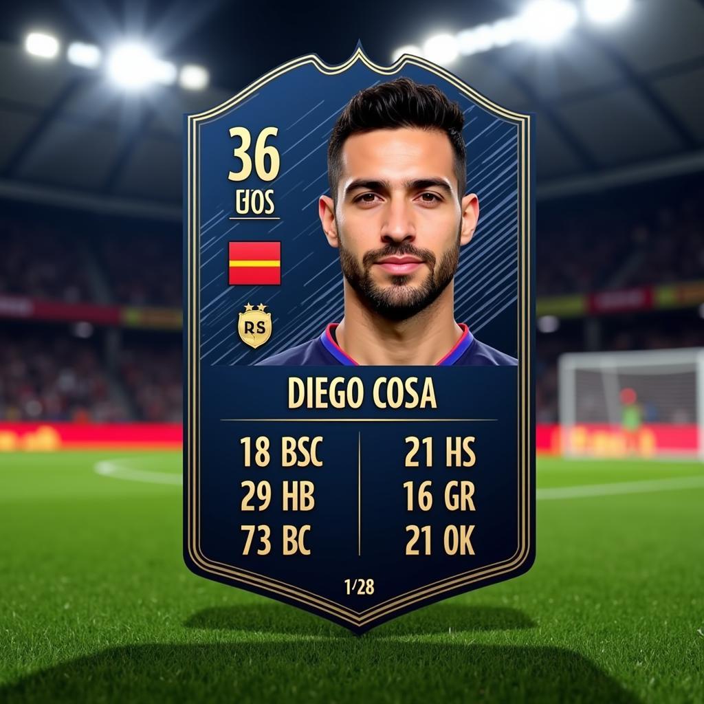 Diego Costa's Key Attributes in FIFA 23