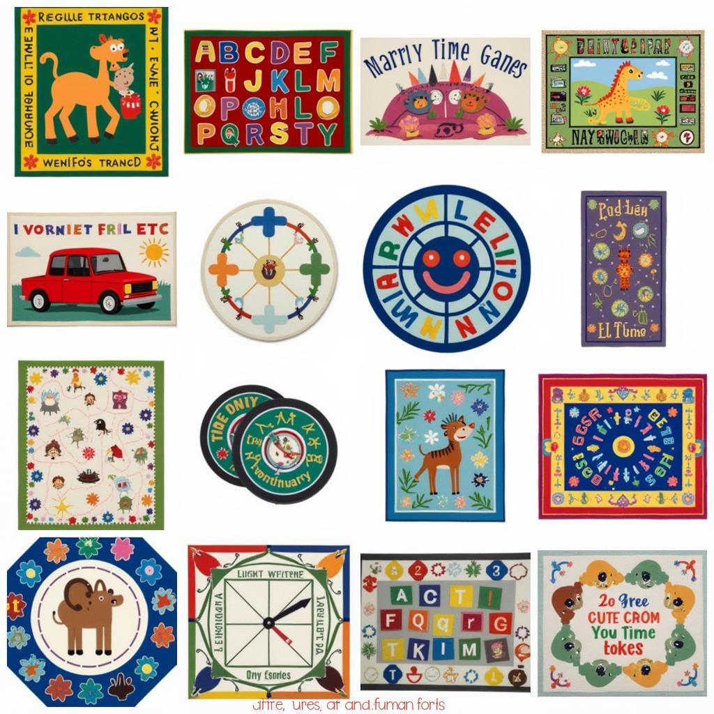 Variety of Circle Time Rugs for Preschool