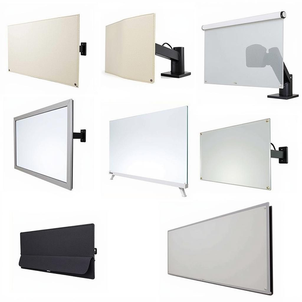 Various Computer Monitor Screen Shades