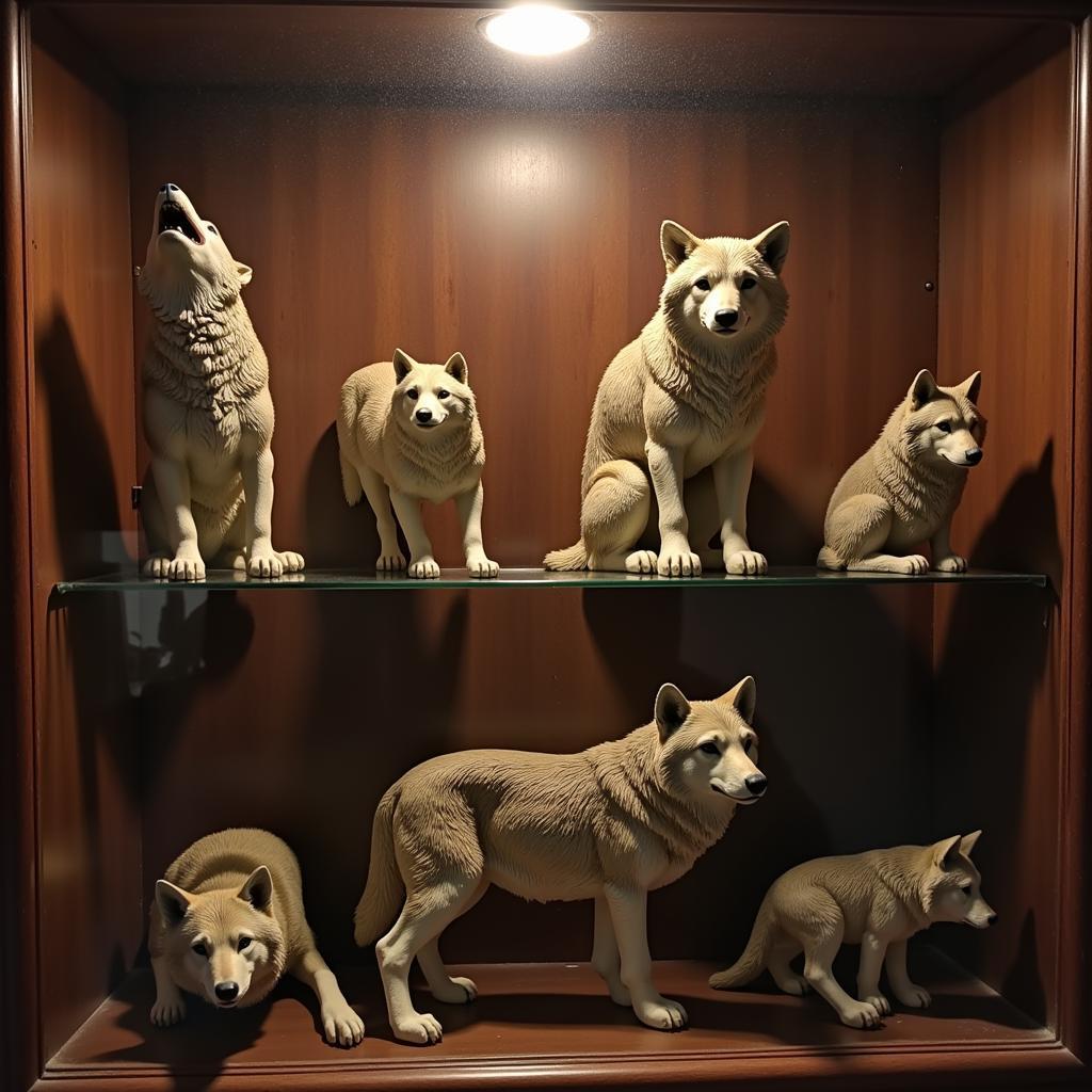 Displaying and Caring for Collectible Wolf Figurines