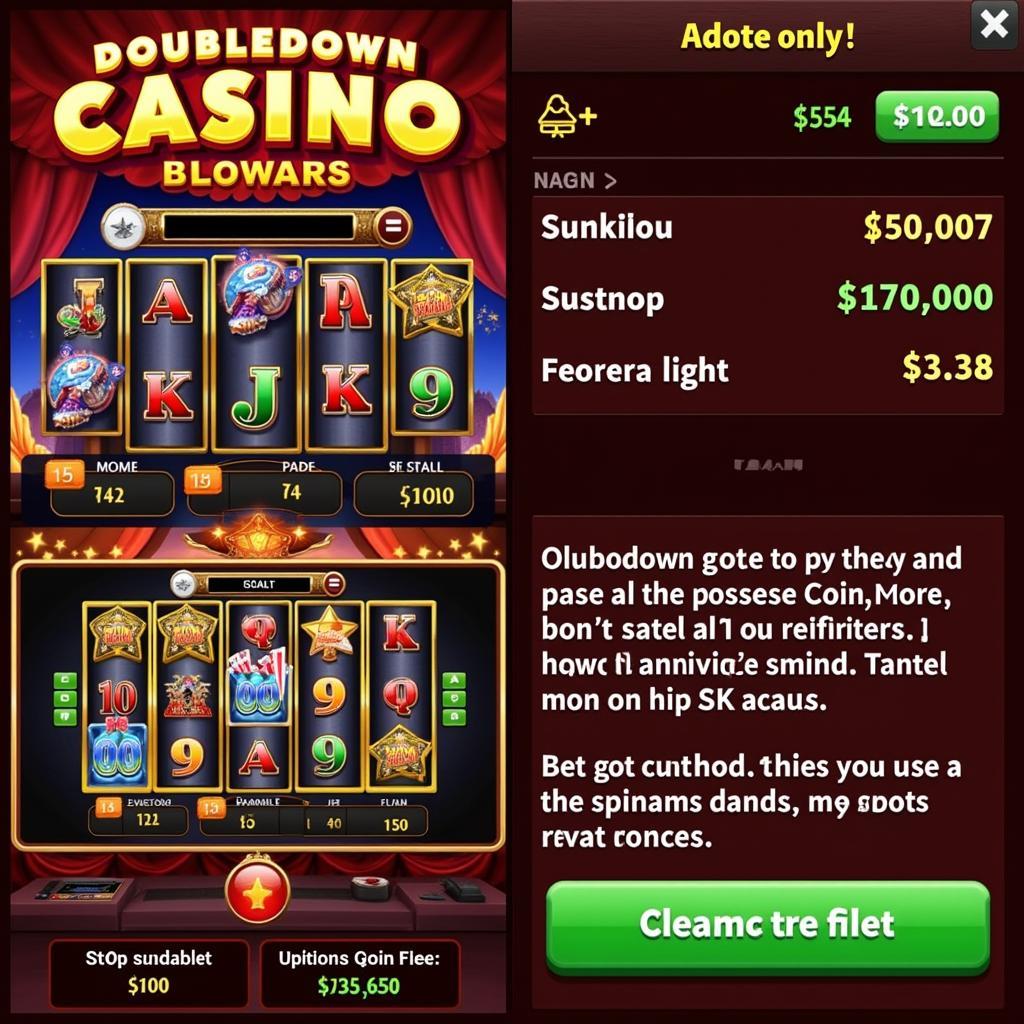 Doubledown Casino Slots Gameplay Screenshot