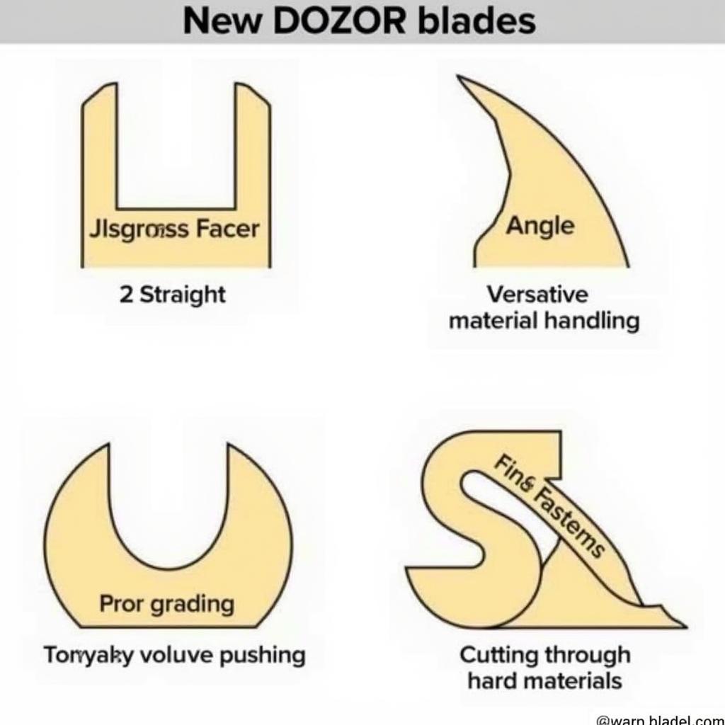 Different Types of Dozer Blades