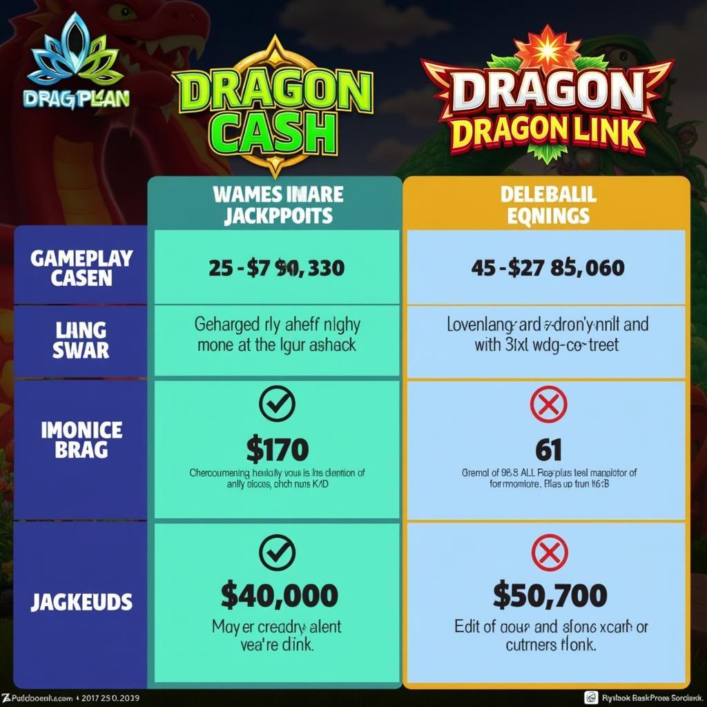 Dragon Cash vs. Dragon Link Comparison