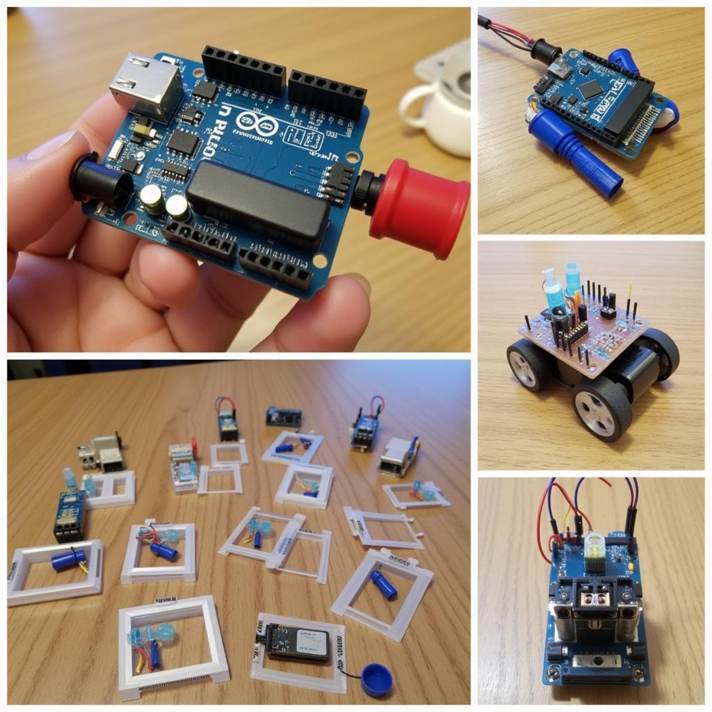 Completed Electronics Project from an Advent Calendar