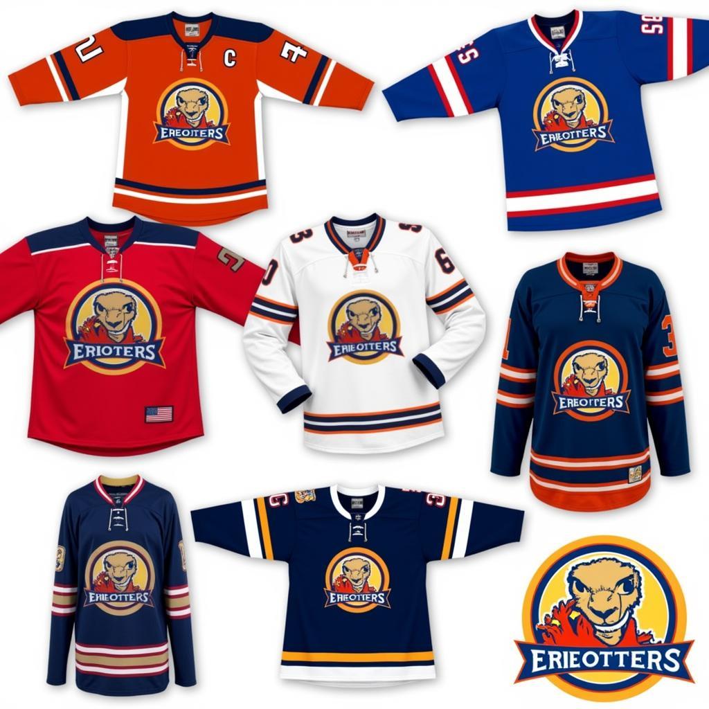 Erie Otters Jerseys Through the Years