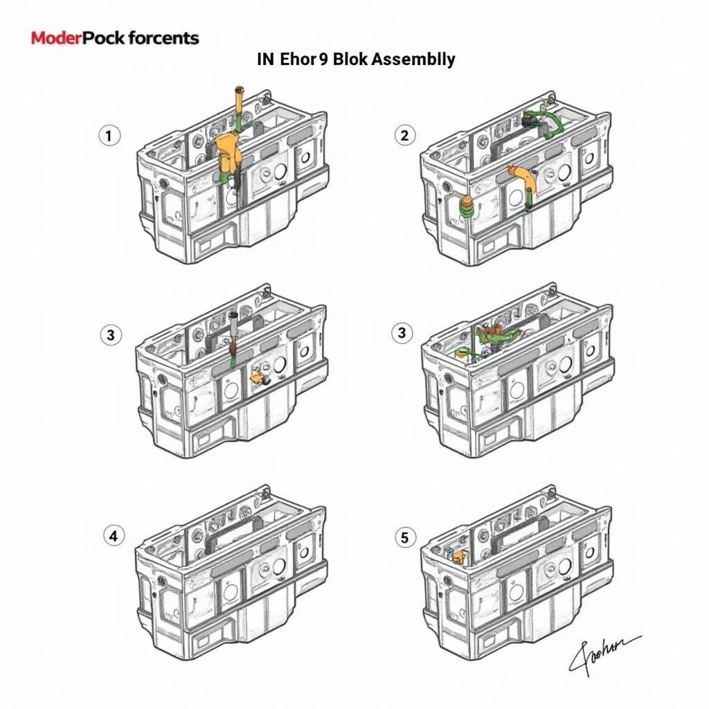 Evo 9 Short Block Assembly Process