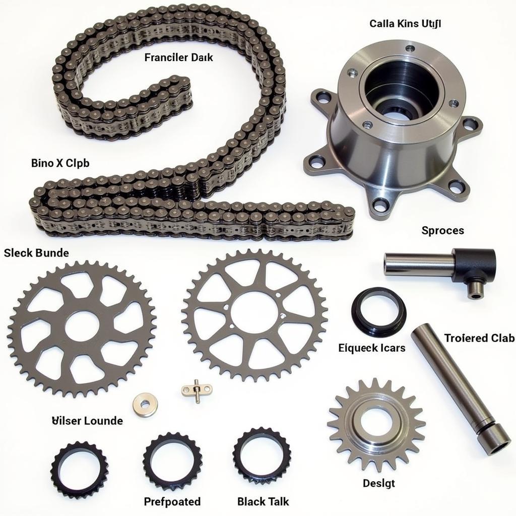 Evo X Timing Chain Kit Components