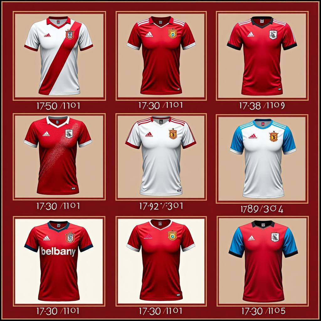 Evolution of Galatasaray Jersey