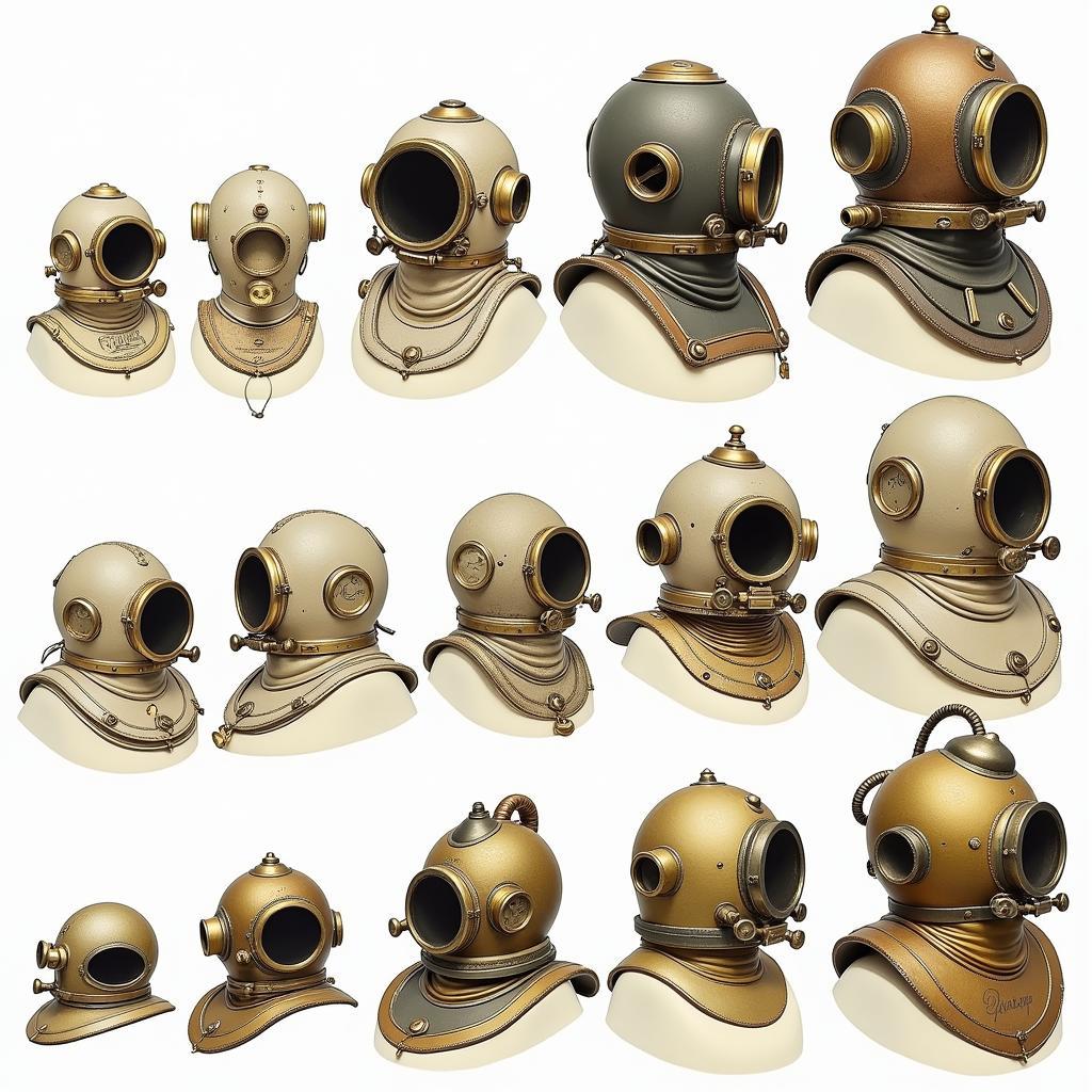 Evolution of Dive Helmet Designs from Simple to Complex