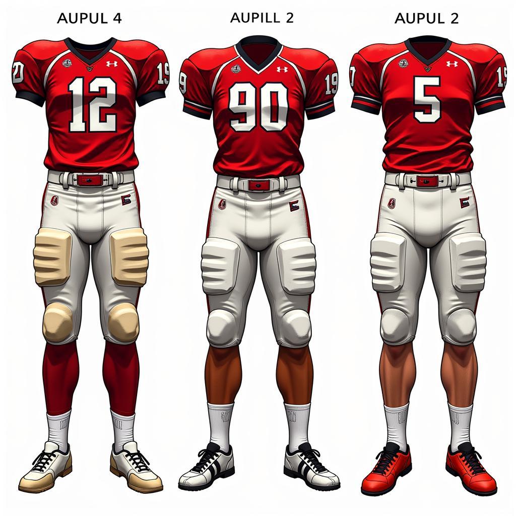 Evolution of Louisiana Lafayette Football Uniforms Through the Years