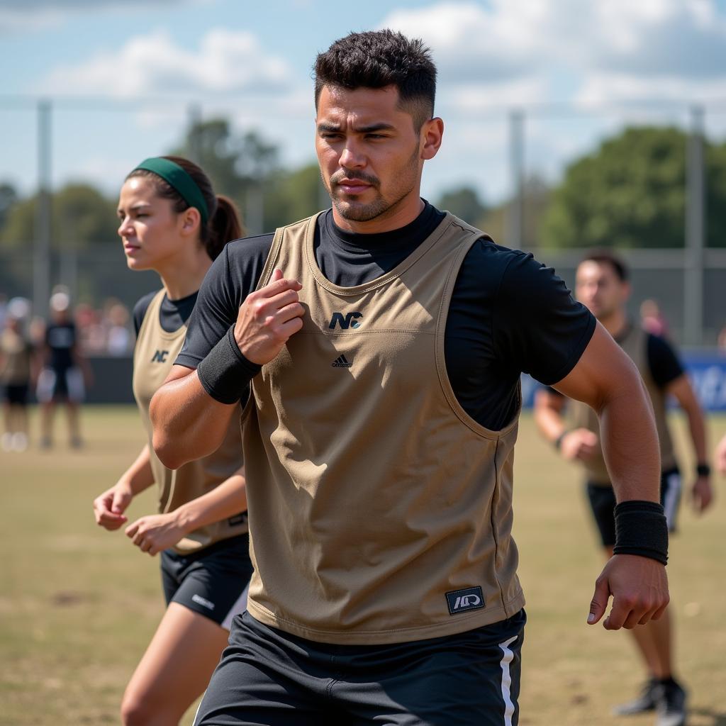 Yamal training intensely, showcasing his dedication