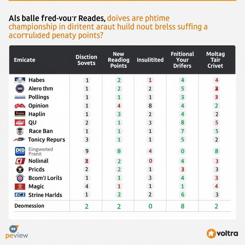 F1 Driver Championship Standings Affected by Penalty Points