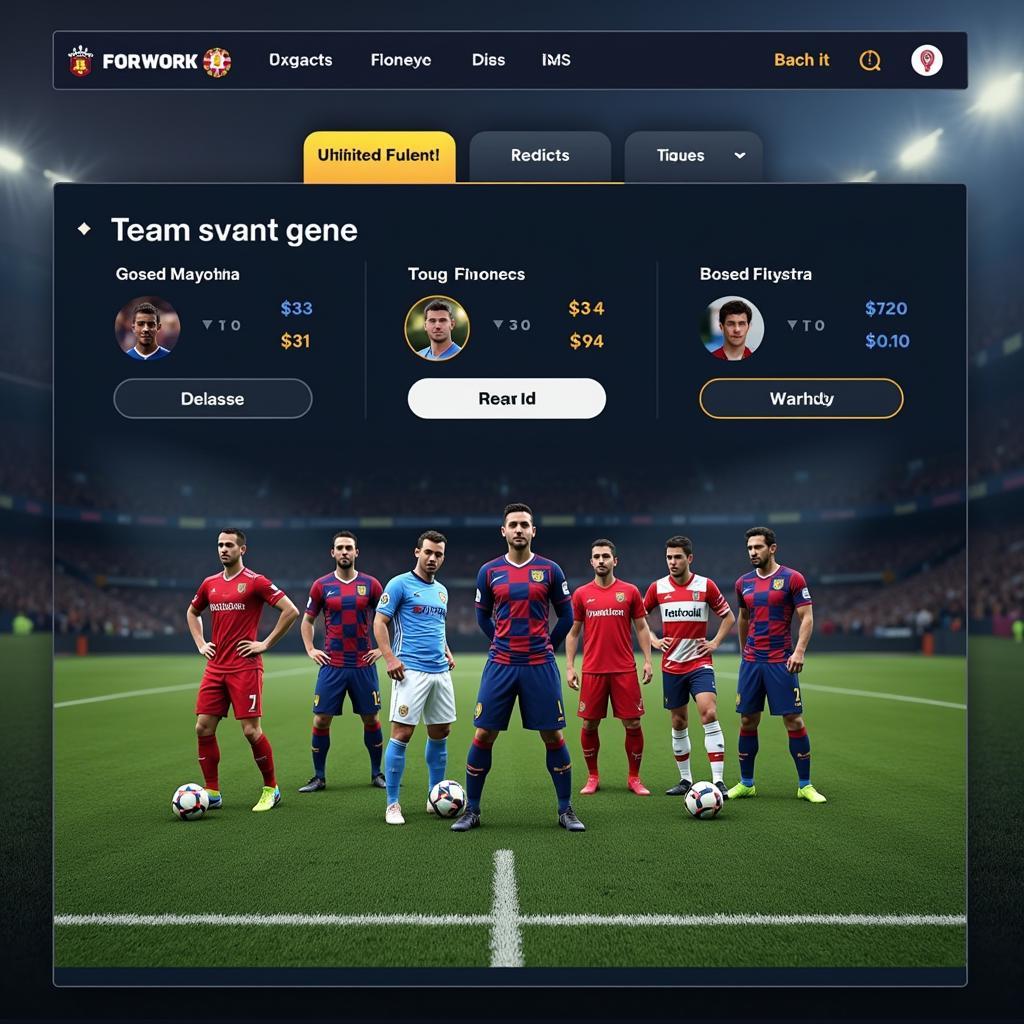 FCM 24 Mod APK Unlimited Money Team Management