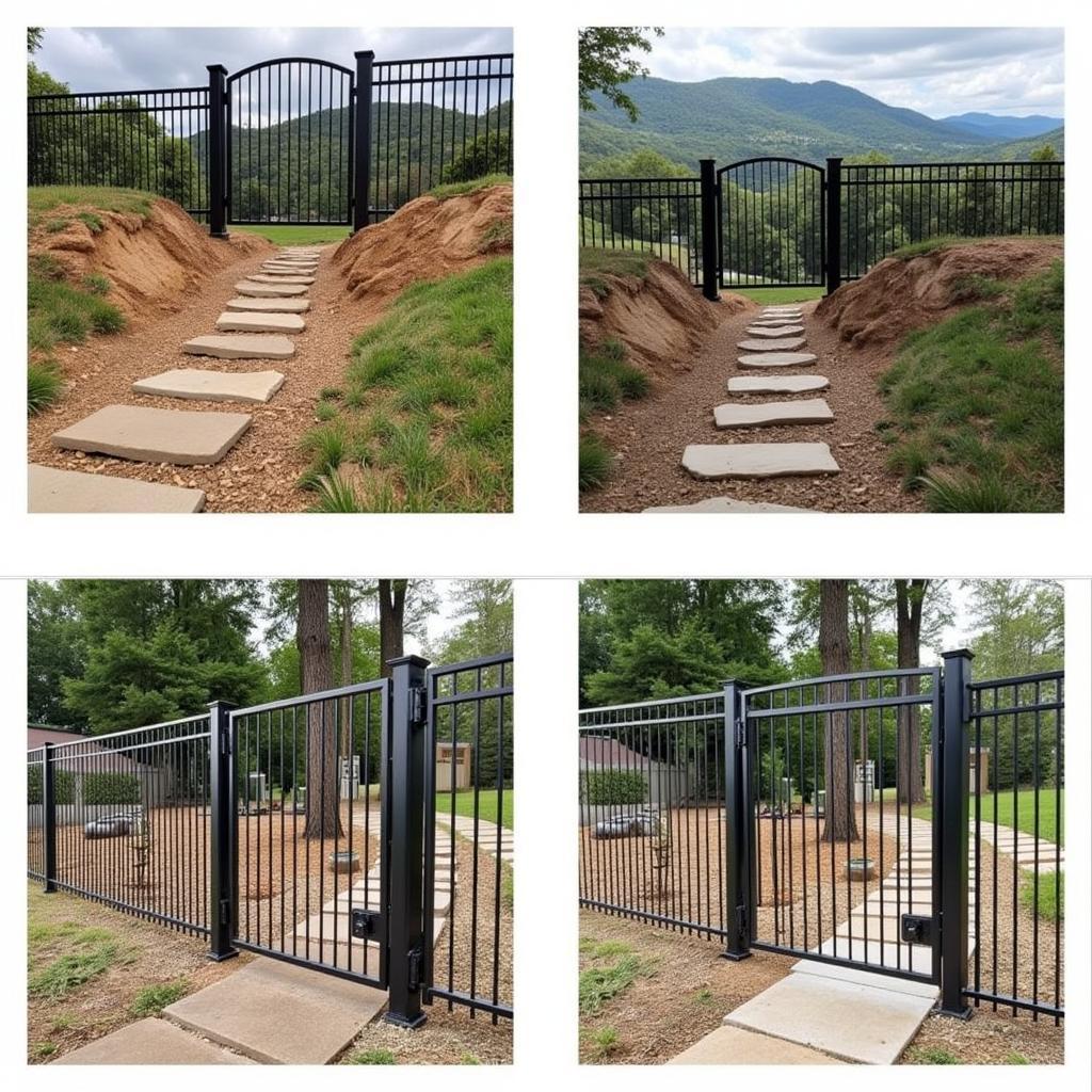 Solutions for Installing Fence Gates on Extreme Slopes