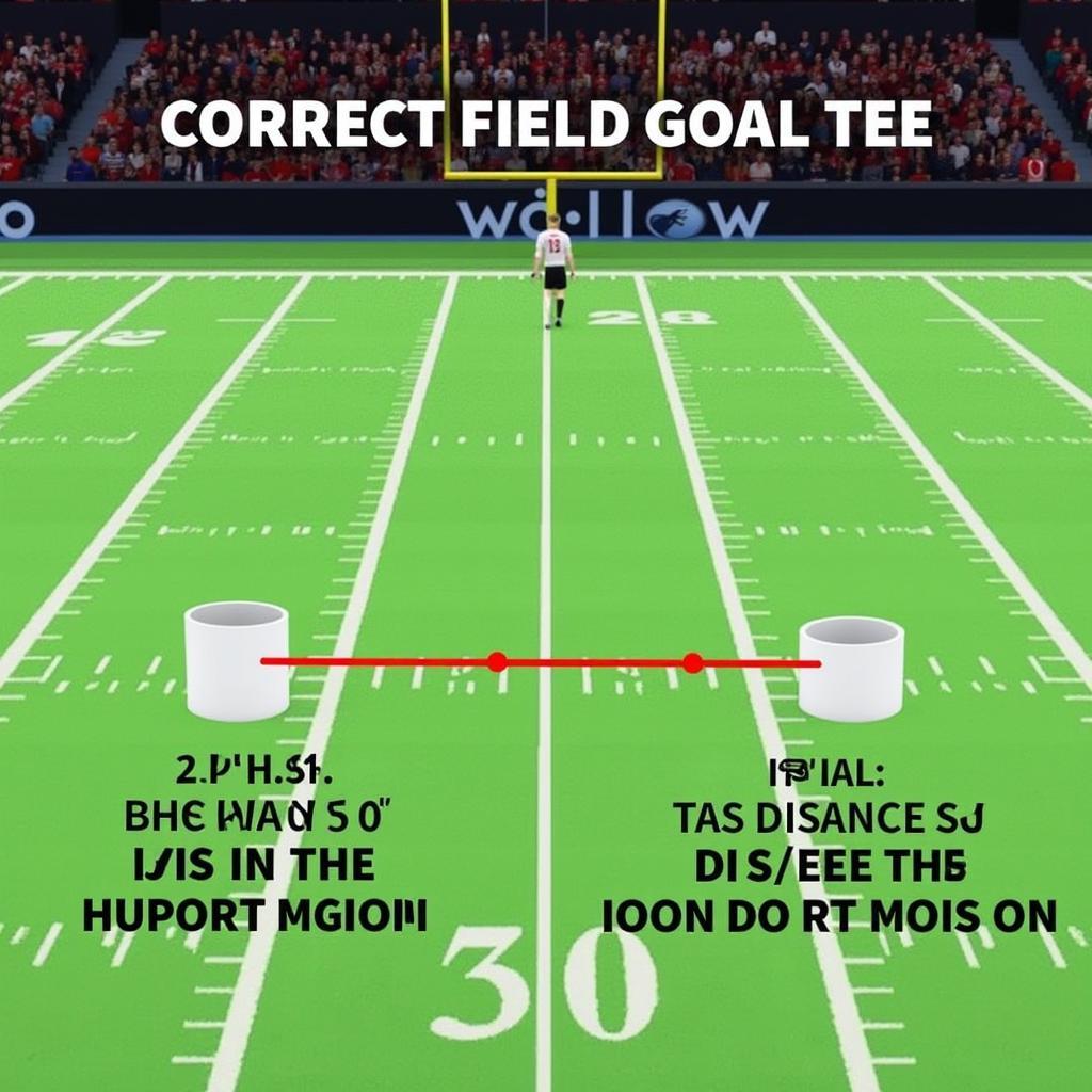 Proper Placement of a Field Goal Tee