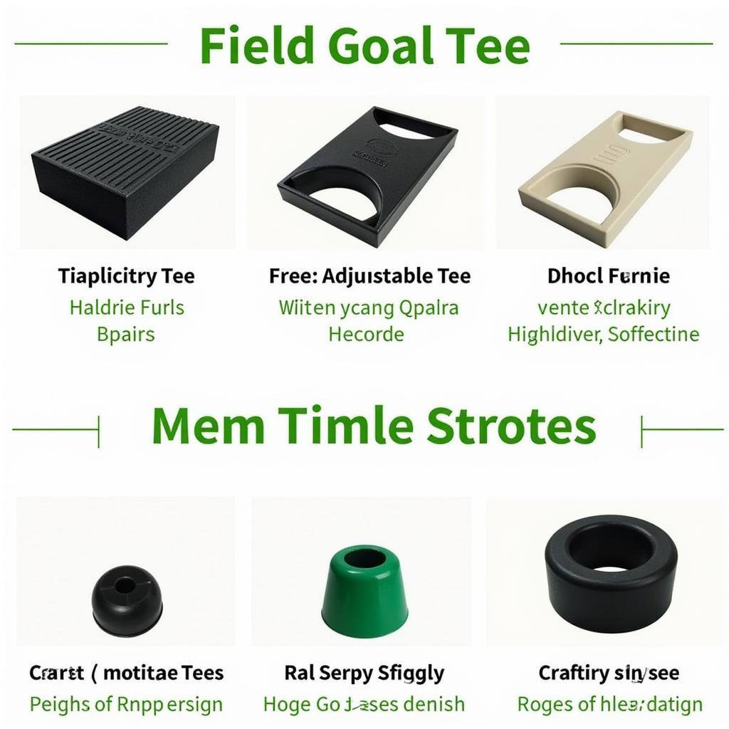 Different Types of Field Goal Tees