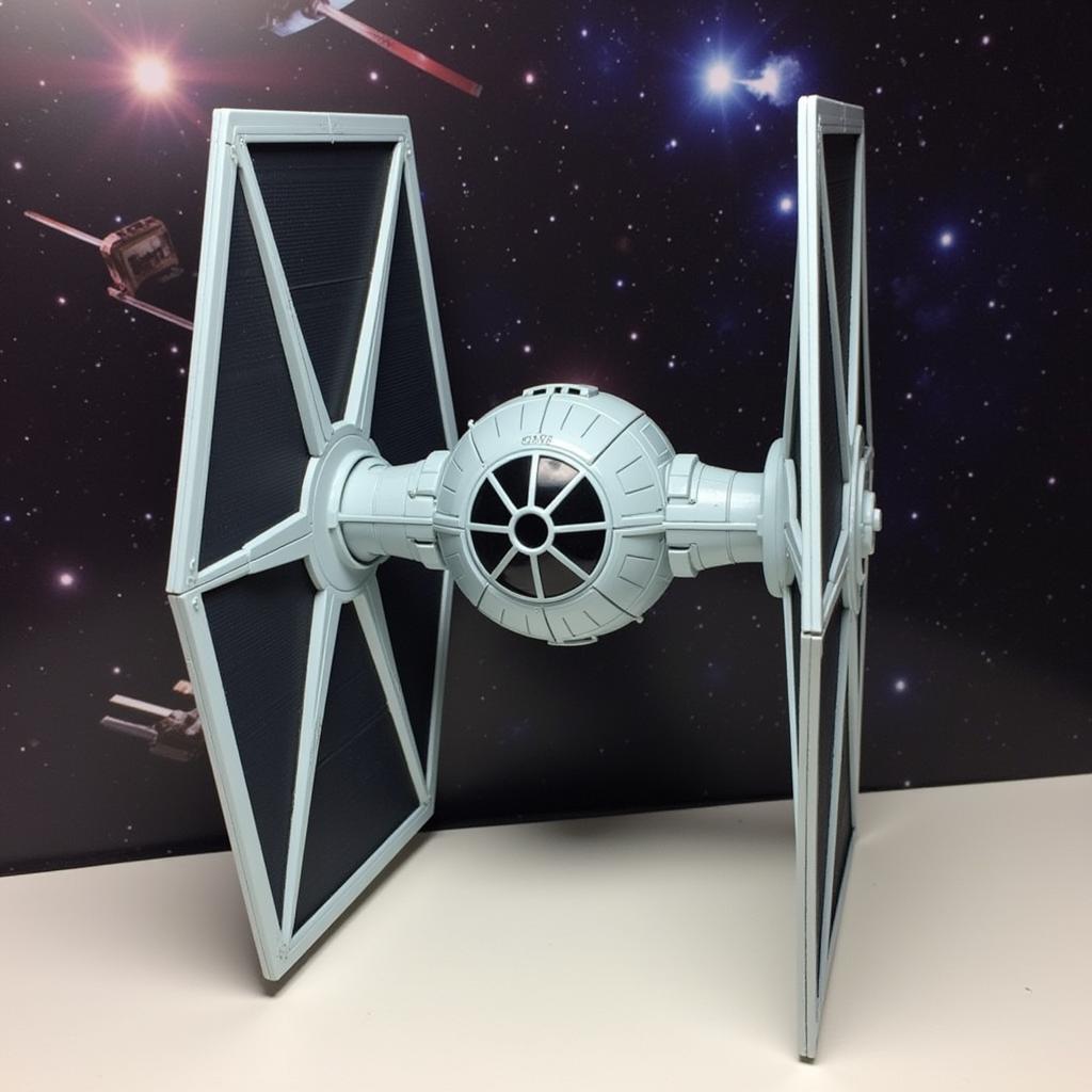 Finished Tie Interceptor Model