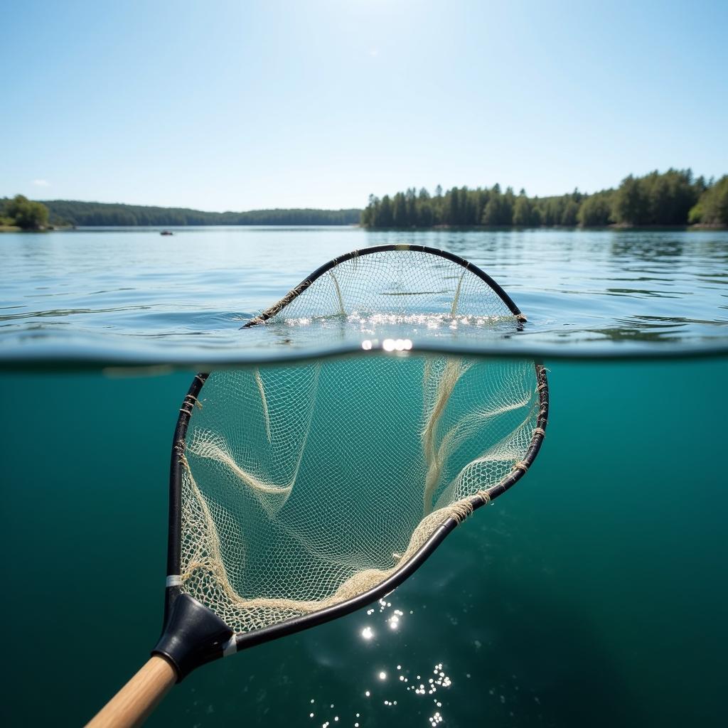 Fishing Net in Water