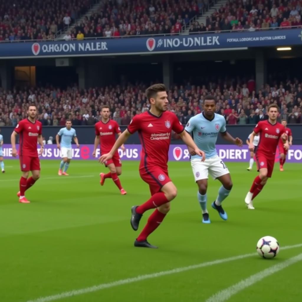 Florian Wirtz executing a precise pass in FIFA 23