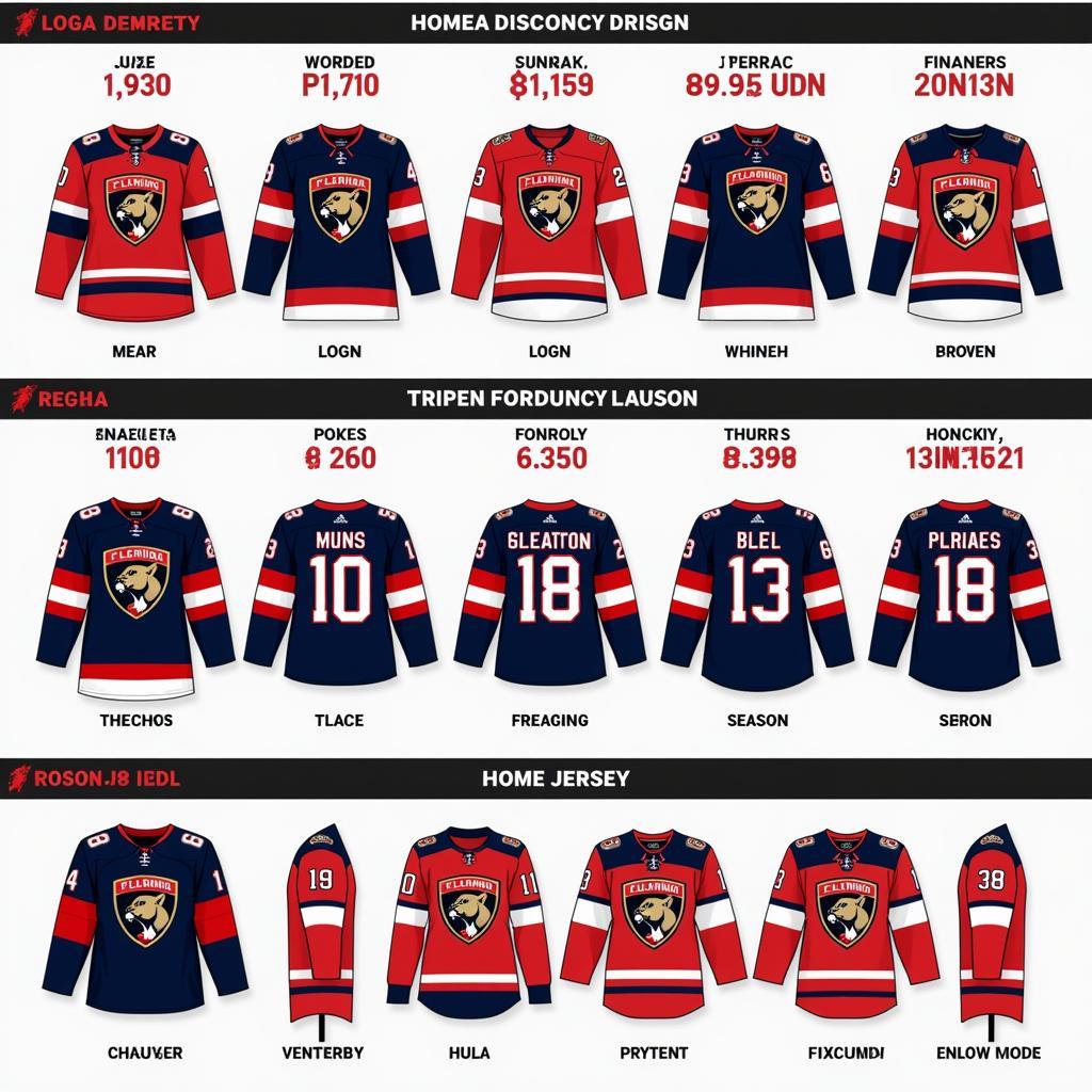 Evolution of the Florida Panthers Home Jersey Through the Years