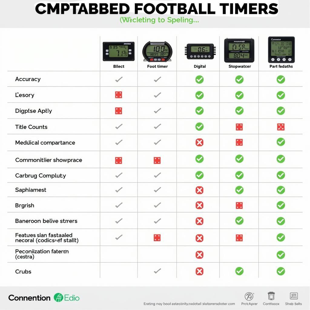 Different Types of Football Timers Compared