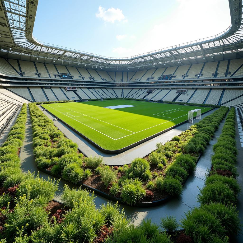 Frankfurt Stadium Green Roof