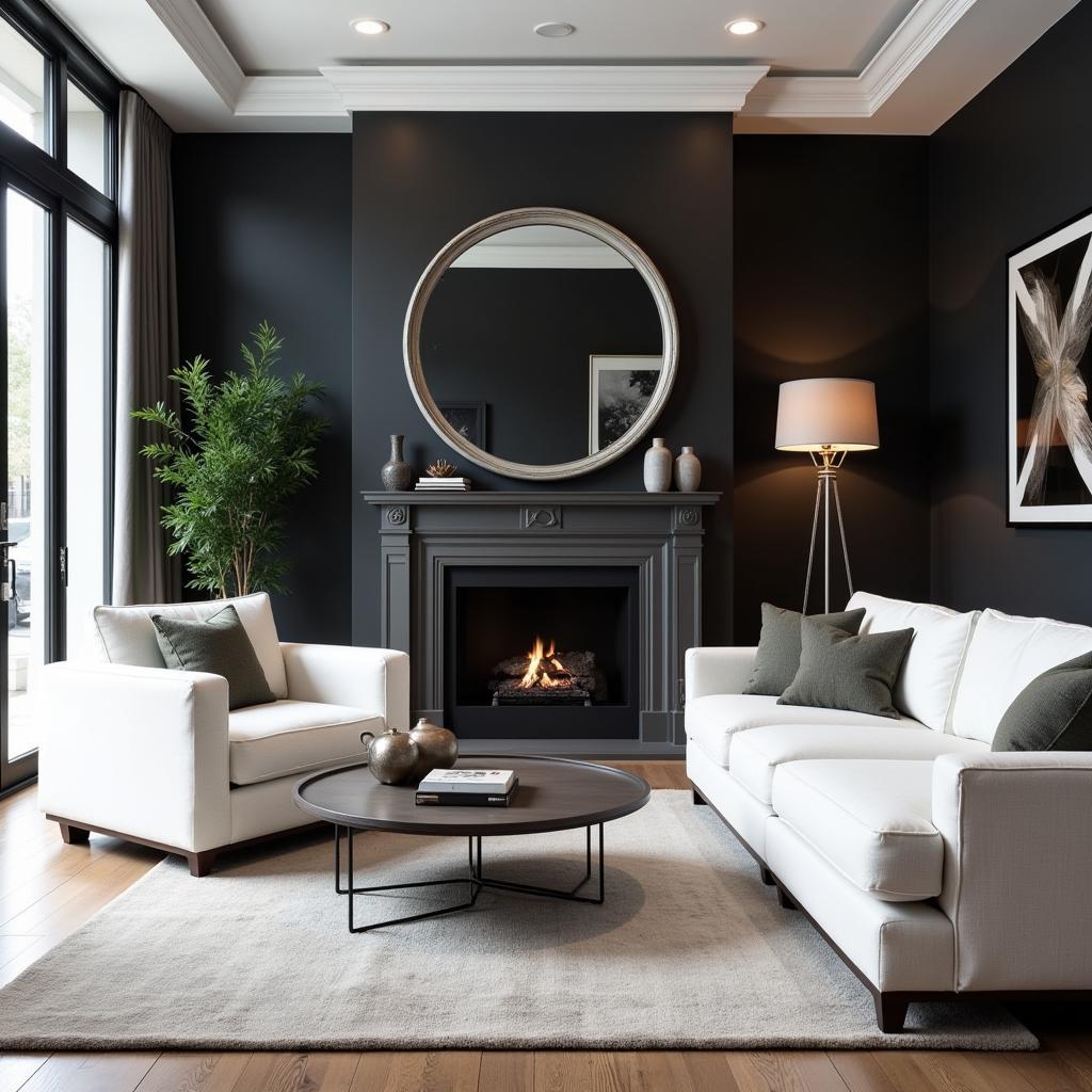 Frosty Black Interior Design Inspiration