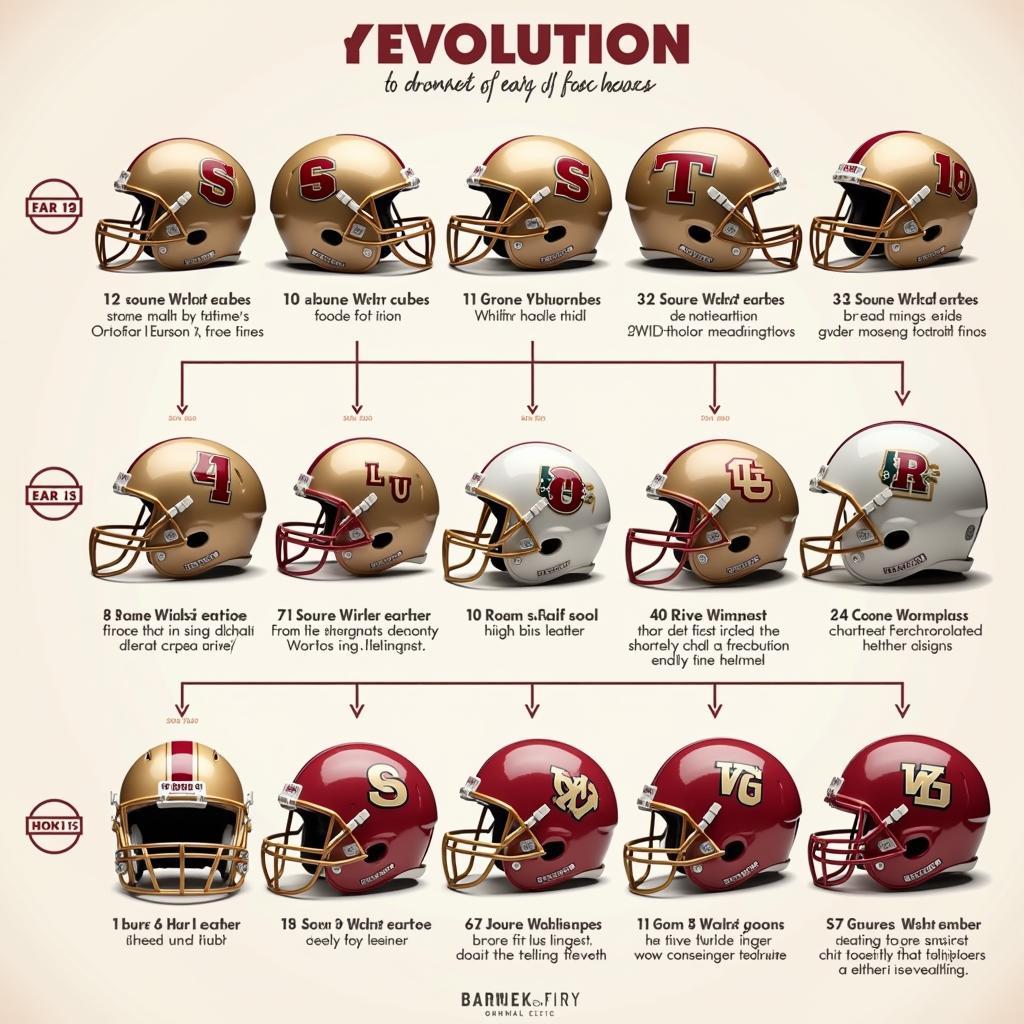 Evolution of Florida State University Football Helmets