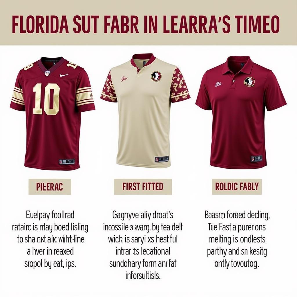 FSU Jersey Material and Fit Options