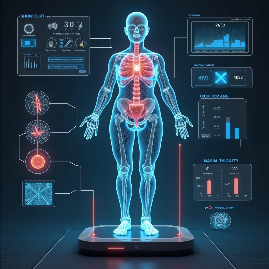 Futuristic Weight Gain Simulation Game