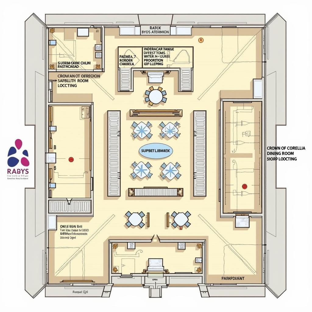 Galactic Starcruiser Atrium Map