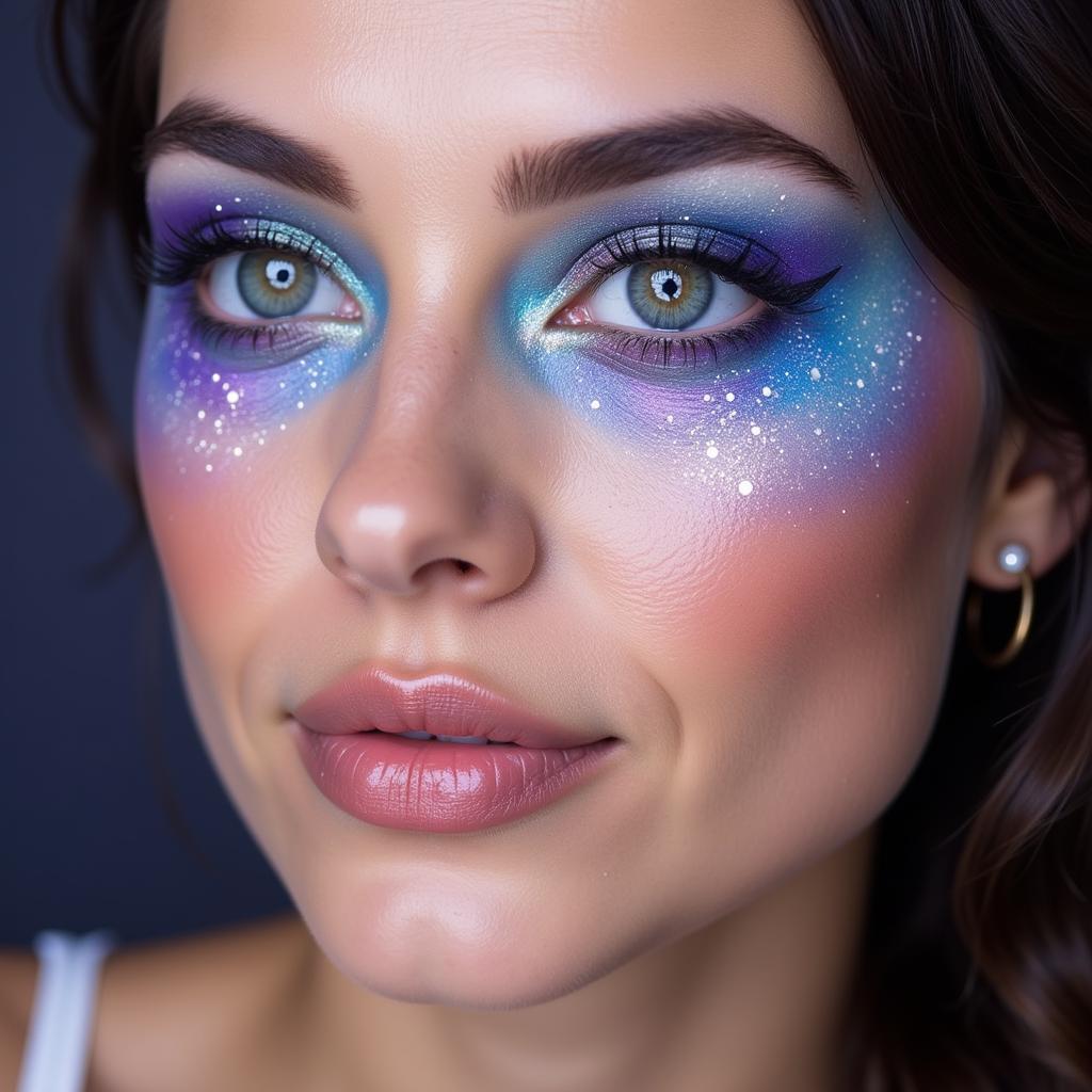 Galaxy Goddess Makeup