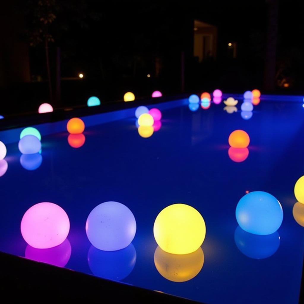 Glow Pool Ball Colors