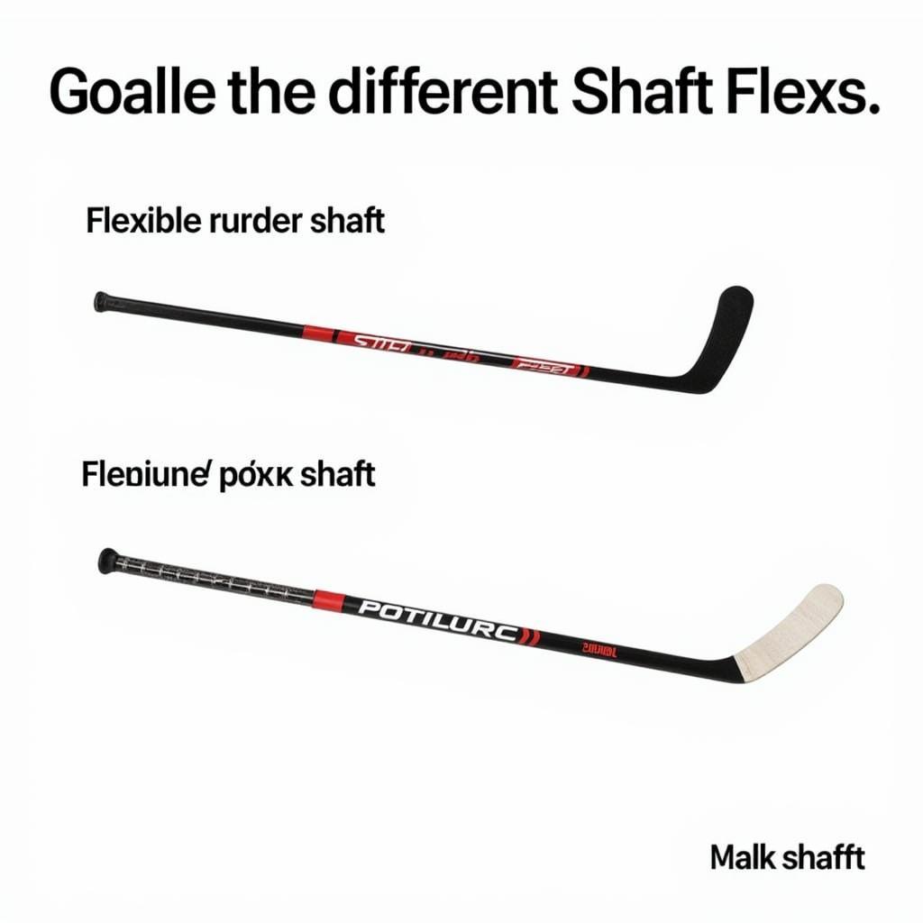 Goalie Stick Shaft Flex Comparison