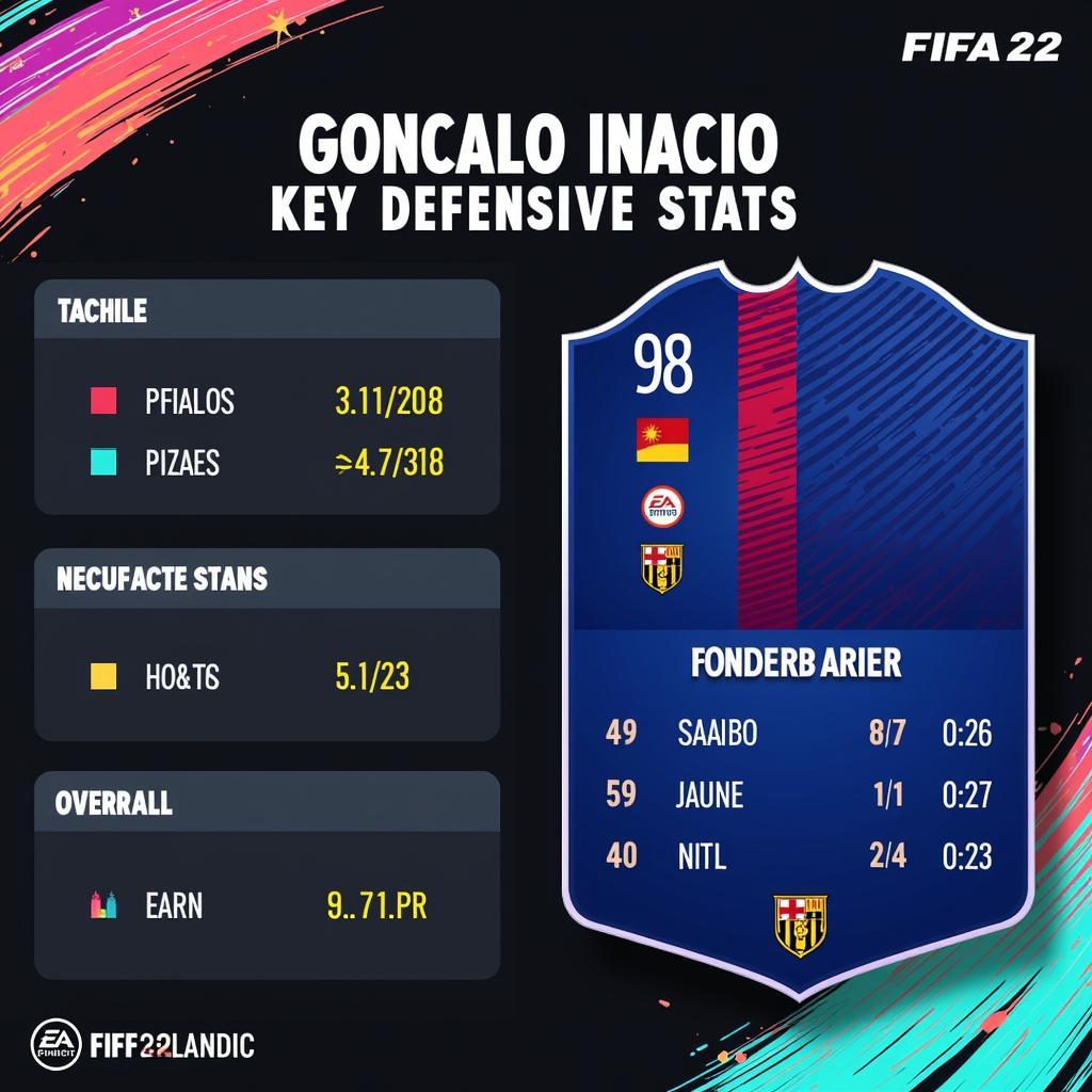 Goncalo Inacio Defensive Stats in FIFA 22