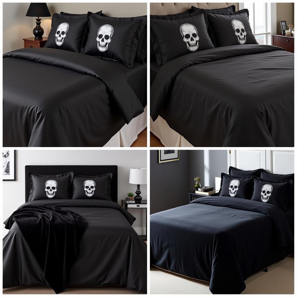 Goth Bedding and Accessories