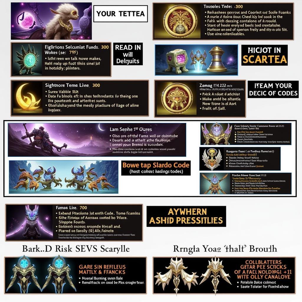 Rewards from GW2 Promo Codes