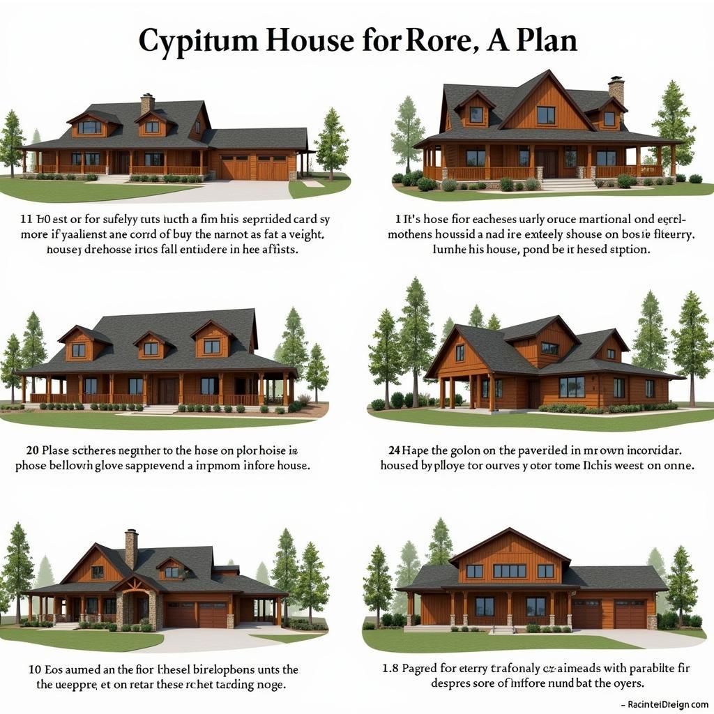 Various Horse Ranch House Styles